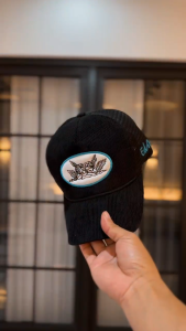 Eddostyn Topi Trucker Jaring Corduroy Outdor FAIRY BLACK