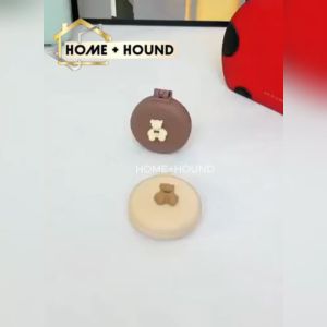 HOME+HOUND folding Mirror Comb Travel Size Portable Mini Hair Brush for Children Adults