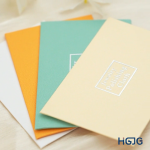 Khăn Lau Bạc Trắng Sáng HGJG Vải Lau Trang Sức Bạc Sáng Bóng Dễ Dùng Kèm Hộp Giấy Đựng Tiện Lợi