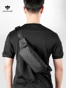 Tactical Bird Summer Mens Crossbody Bag Single Shoulder Backpack Large Capacity Work Waist Bag Waterproof Sports Mobile Phone Bag