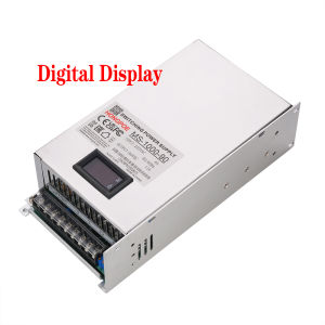 CE Adjustable Digital Display 500W 600W 1000W 1500W 12V-200V Switching Power Supply AC-DC Converter for LED Drivers CCTV Motors