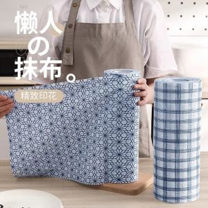Thickened Kitchen Paper Towels Oil Absorbing Disposable Dishcloths Wet And Dry Dual Purpose Home Use Lazy Persons Wipes