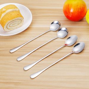 Thìa Muỗng Cafe Inox Cán Dài Dùng Để Múc Thức Ăn Gia Vị Đồ Dùng Bếp Cho Mọi Gia Đình
