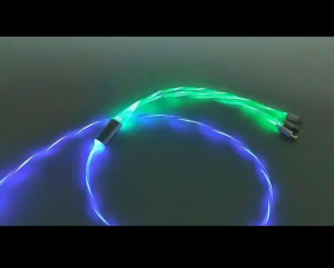 Kabel Data LED 3in1 K-230 Kabel Data Charger Micro Lightning Type C Kabel Charger