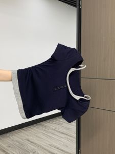 Sweet And Spicy Short Sleeve T-Shirt Womens Fashion Design Folded Waist Slim Fit Summer New Style Commute Korean Version Top