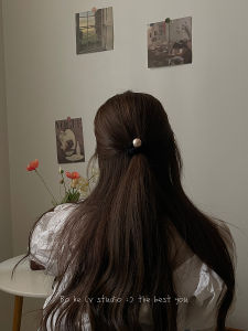 เครื่องประดับผมสไตล์เกาหลีสุดน่ารัก ยางยืดผมทรงกลมสะท้อนแสงสีชมพู ยางรัดผมยืดหยุ่นสูงสำหรับผู้หญิง