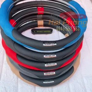 Bọc vô lăng Spaco tem kim loại cao cấp cho xe từ 4 đến 9 chỗ cho mọi dòng xe