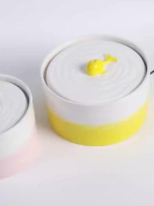 Automatic Water Feeder 1L 1.5L Ceramic Cat Water Fountain Dog Water Dispenser for Dogs Cats Water Drinker