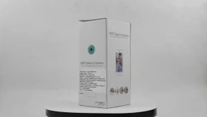 4MP ICSee One-Click Intercom Baby Monitor PTZ WiFi Indoor Camera with 355° Pan/Tilt & Auto Tracking Video Surveillance for Home
