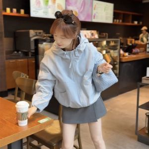Hooded Fashionable Thin Jacket