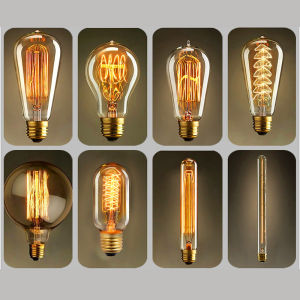 Bóng Đèn Edison Có Thể Điều Chỉnh Độ Sáng Phong Cách Retro Vintage E27 40W 220V Đèn Nến Sợi Đốt Để Trang Trí Phòng Khách