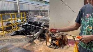 ด้ามพ่นยาหัวเทอร์โบ ทองเหลือง ยาว5ฟุต (150เซ็น) พ่นไกล15เมตร ก้านฉีดพ่นยาพ่นสูง