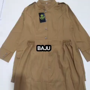 LILO Baju Khaki Pemda Wanita/Dinas Kheki PNS/Baju Pemda Khaki Wanita/Dinas Khaki Model Terbaru/Baju PNS Wanita/Seragam Khaki Wanita/DINAS PDH Khaki Wanita/Baju khaki Pemda/ PDH Keki PNS/Seragam PDH Khaki Guru PNS Bahan Toyobo Luxury Adem Tidak Menerawang