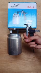 Pneumatic Spray Gun with 2.0mm Nozzle and Aluminum Pot untuk Furnitur Kayu Kulit