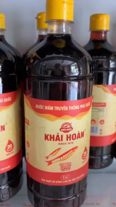 Nước mắm Khải Hoàn chai 1 lít 20 đạm