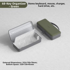 Hagibis | Anti-shock All-in-one Keyboard and Mouse Storage Case 68/87 Keys