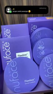 (READY) Nuface Flawless+ Serum Cushion dengan SPF 30 PA+++ (Cakupan Sedang hingga Tinggi)