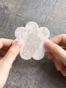 ชุดเทปสติกเกอร์ ติดหน้าอก ปิดจุกนม ลายลูกไม้ คุณภาพสูง เส้นผ่าศูนย์กลาง 7.5 ซม. อุปกรณ์เสริม สําหรับชุดแต่งงาน