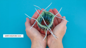 addi CraSySnake Lace double-pointed needles ไม้นิตเซ็ท 5 ชิ้น ดีไซน์ทรงคลื่น ปลายเรียวพิเศษ Made in Germany 🇩🇪 (203-2)