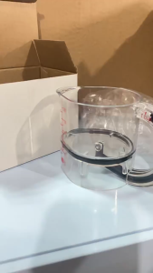 ถ้วยตวงปรับระดับได้แบบอเนกประสงค์ ทำความสะอาดง่าย ทนความร้อนสูง ดีไซน์ปากเทรูปตัววี สำหรับใช้ในบ้าน ร้านคาเฟ่ และเบเกอรี่