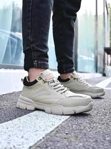 Tulldent | High-quality Safety Shoes Men Steel Wire Rotary Buckle Work Sneakers Indestructible Shoes Anti-smash Anti-puncture Work Shoes