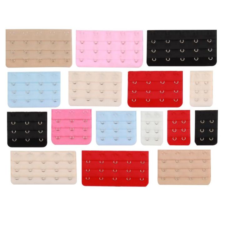 Underwear Extension Buckle Bra Extender Row of Buttons Hook and Eye Closure Connection Buckle