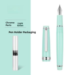 Gold Master 82 Premium Fountain Pen for Business Office Use Replaceable Ink Cartridge Men Women Practice Writing Calligraphy Resin Body