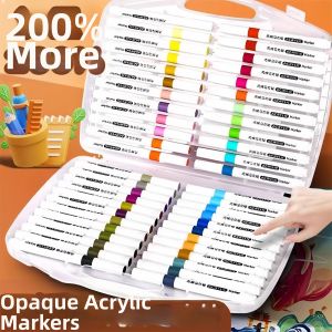 PISSA | Non-See-Through Water-Washable Stackable Color Student Art Markers