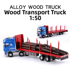 Wood Transport Simulation Car Model 1:50