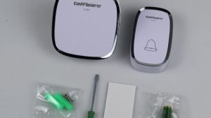 Taffware Bel Pintu Wireless Doorbells Waterproof 36 Nada 1 2 Receiver