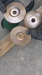 Woodworking Grinding Wheel Rotary Disc Sanding Wood Carving Abrasive Disc Tool for Angle Grinder 100mm Diameter High Quality Wood Grinding Polishing Wheel for Stump Shaping Cutting