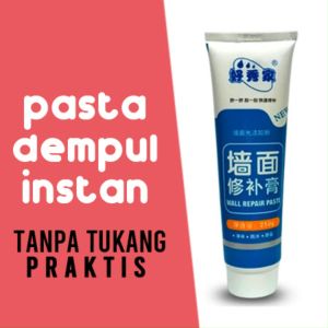 Dempul Pasta Krim Tambal Dinding Tembok Retak Wall Repair