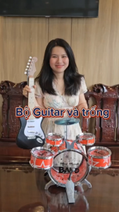 Bộ Trống Jazz Giảm Quá Chống Rỉ Sét Cho Bé 1-5 Tuổi - Âm Nhạc & Thú Vui Cổ Động