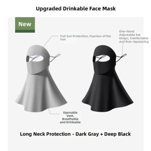 BILLI ZILLY | Sun Protection Full Face Mask with Neck Guard UV Resistant Upgrade