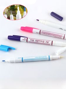 Water Soluble Pen for Cross Stitch Fabric Sewing Double Head Marking Wash Away Clothing Special Water Dissolving Pen Cutting