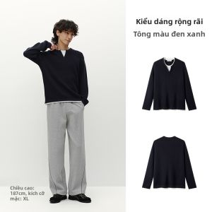 Semir | Đồ Knitwear Hai Tầng Màu Sắc Mùa Đông Giữ ấm Cổ