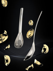 Xishe Thìa Inox 316 304元宝 Thìa Canh Em Bé Thìa Ăn Thìa Trẻ Em Thìa Nhỏ Dụng Cụ Ăn Dao Kéo