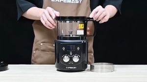 Máy rang hạt cà phê công nghệ gia nhiệt không khí chuyên nghiệp thương hiệu Mỹ cao cấp Cafemasy CCR-305D - Bảo Hành 12 Tháng