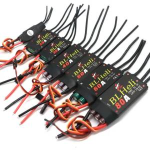 Bộ Điều Khiển Tốc Độ ESC Không Chổi Than BLHeli Cho Máy Bay Điều Khiển Từ Xa Mô Hình Máy Bay Cánh Cố Định Đa Trục Tự Chế FPV - 12A 20A 30A 40A 50A 60A 80A Với UBEC