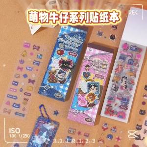 Mr.paper | Mr.Paper 24 Chiếc PET Chống Nước Miếng Dán Dễ Thương Cao Bồi Hoạt Hình Đề Can Cho Tạp Chí Thêu Sò Lịch Tự Làm Ốp Điện Thoại