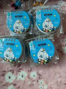 Stick Note โพสต์อิท 4 สี ลาย Moomin มูมิน 60 แผ่นกระดาษโน๊ตกาว STICK NOTE MOOMIN