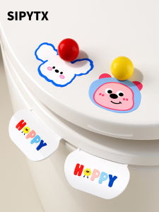 Home Toilet Cute Toilet Lid Lifter No Dirty Hands Seat Cover Lift Ring Toilet Tool Plastic Material Universal for All People