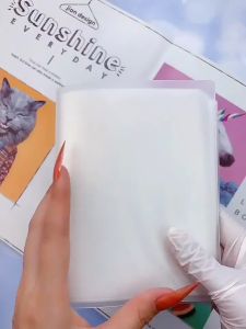 Nail Art Stickers Storage Book Nail Decals Organizer Nail Stickers Storage Book Large Capacity Exhibition Photo Album Card Notebook