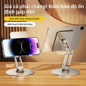 HOOYS | Giá Đỡ Điện Thoại Bằng Kim Loại Có Thể Điều Chỉnh Gấp Gọn Bằng Nhôm Để Bàn Dùng Cho Văn Phòng Ký Túc Xá Xem Phim Lười Biếng Giá Đỡ Điện Thoại Bằng Nhôm