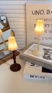 HOMSA LED Lamp Christmas Night Table Light Gift Portable Clip Eye Protection Warm Light Present Ideas