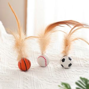 CHENJIE Silicone Bóng đồ chơi cho mèo Dễ sử dụng Bền Bóng nảy tương tác Hài Hước Nhỏ Bóng ma thuật lăn trong nhà