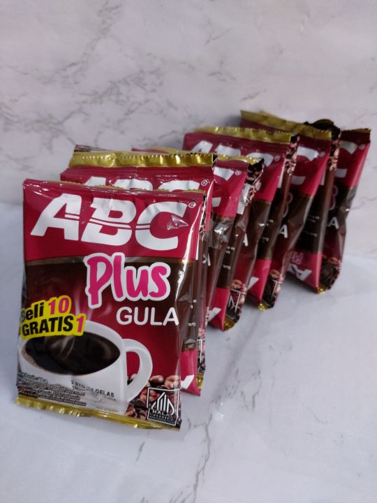 Kopi ABC PLUS Gula 18 gram (1 renceng isi 12 sachets)