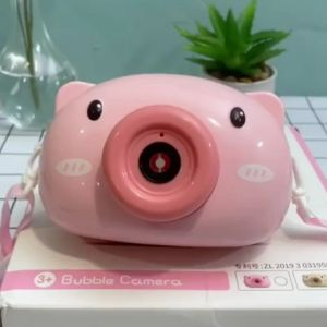 Mainan Bubble Camera Elektrik Mainan Gelembung Sabun Bentuk Kamera Buble Ada Lampu dan Musik