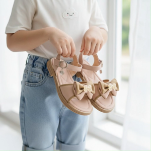 Cavando Kids Shoe CCV6648/CCV6649 Black/Pink - Kasut Kanak-Kanak Kasual Ringan Selesa
