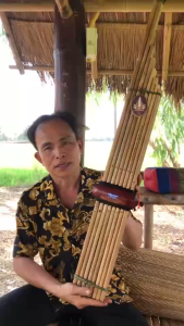 แคนลิ้นเงินอีสานเขียว (เต้าแดง) 7 คีย์มาตรฐานสากล (ไชยาการดนตรี)